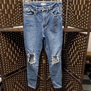 Good American Distressed Jeans Size 8/29